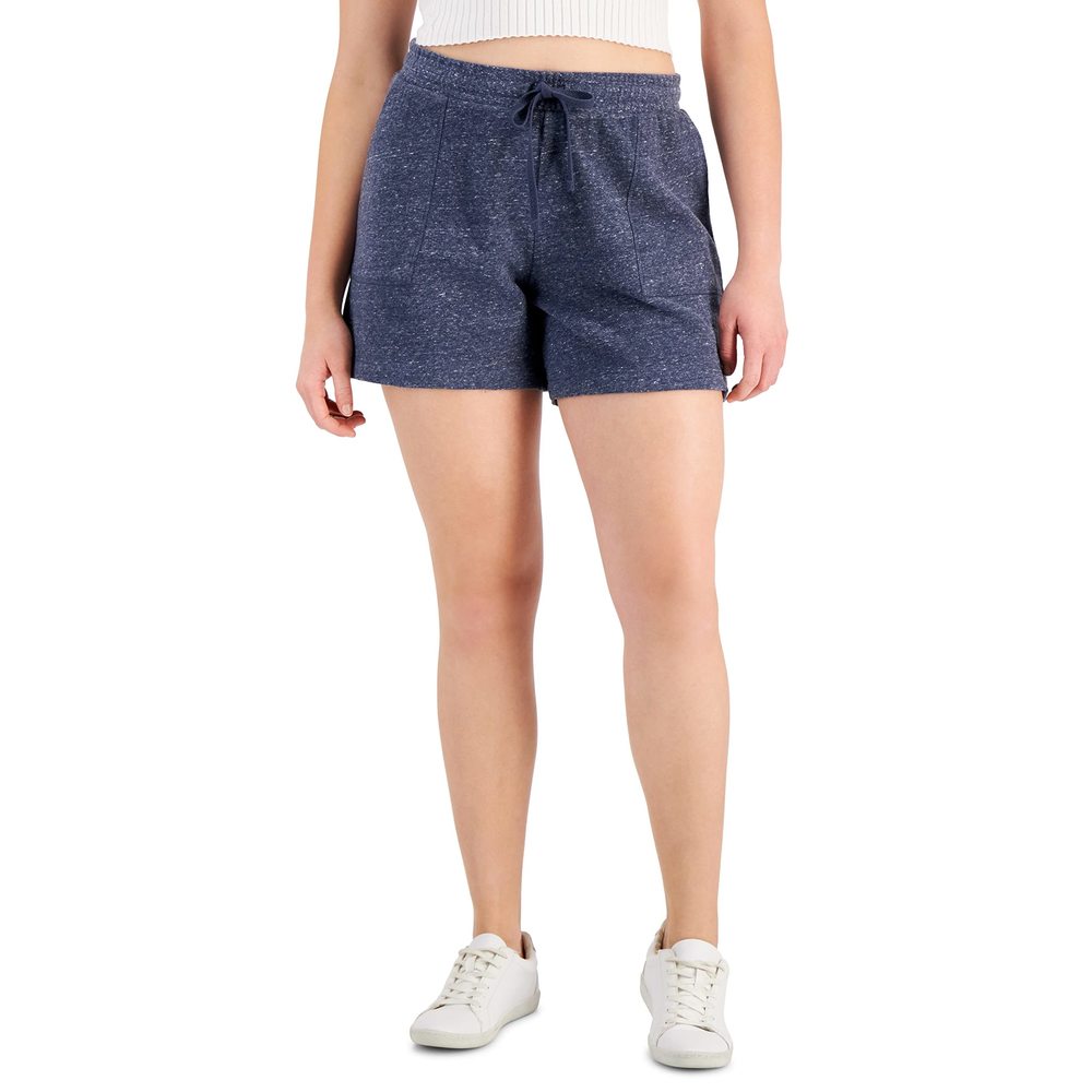 MSRP $40 Style & Co Womens French Terry Sweat Shorts Blue Size XS